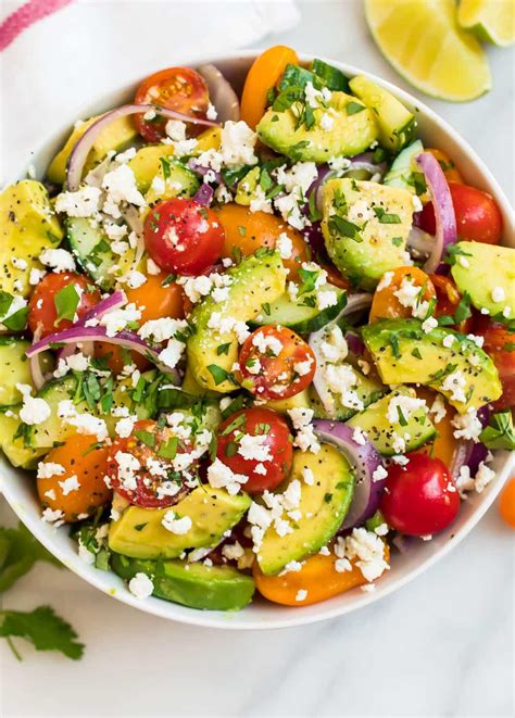 Healthy Avocado and Tomato Salad